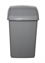 Whitefurze Swing Top Bin 50 Litre Silver