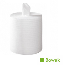Centre Feed Wiper White 2 Ply 180m Virgin Paper