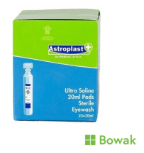 First Aid Eyewash Saline Solution 20ml Pods