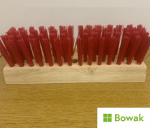 Channel Brush Shalon Red PVC 12inch