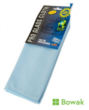 Microfibre Pro Glass Cloth Blue 40x48cm