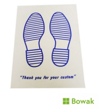 Floor Mats Blue Feet