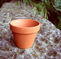 Mini Flowerpot Ashtray 8x7cm With Saucer 11cm