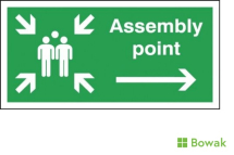 Assembly Point Right 150x300mm Rigid