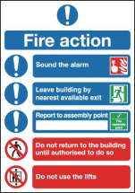SIGN-FIRE ACTION rig 300x250mm