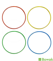 UNGER erGO COLOUR CODING RINGS Set of 4, O-ring for bottles