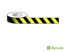 33m Floor Marking Tape 100mm Black/Yellow