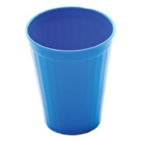 Polycarb Fluted Tumbler 7oz Blue (12)