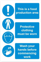 Food Production Staff Hygiene  200x300mm