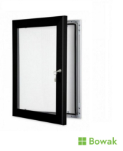 Display Case Black A3 Lockable