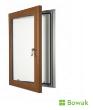 Display Case Dark Wood A1 Lockable