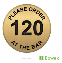 Order At Bar Table Disc Gold