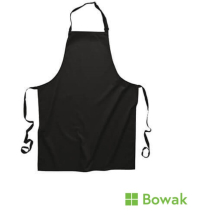 Bistro Bib Apron Polyester-Cotton Black