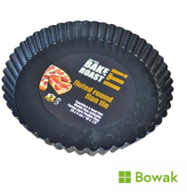 Non-stick Fluted Flan Tin Round 26 x 4cm