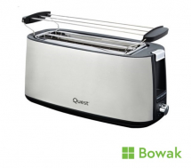 Toaster 4-Slice Long Wide Slot 1400W Stainless Steel
