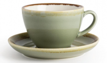 Olympia Kiln Cappuccino Saucer Moss 6.5inch (6)