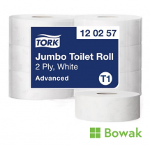 Tork Jumbo T1 Toilet Rolls 2ply 12.02.57