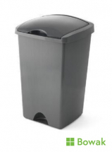 Addis Lift Top Bin 50 Litre Grey