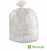 Waste Sack Clear HD Clear 30x48x60inch