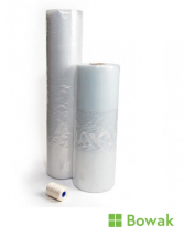 Polythene Bags on a Roll Clear 9x14x18inch 22mu Crystal 3LD