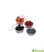 Clear Pots & Lids Round 8oz