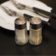 Genware Square Salt/Pepper Grinder Acrylic 10cm