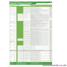 Jangro Catering Cleaning Schedule