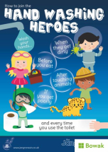 Jangronauts Poster A3 Hand Wash Heroes