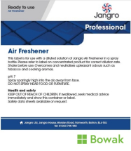 Label Jangro Air Freshener Trigger - Front Label