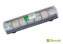 Food Labels Dispenser for 7 x 50mm Rolls