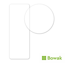Labels Clear Blank DCG 3inch Circle Permanent