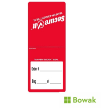 Tamper Evident Secure it Label 2.5x6inch 250 per Roll