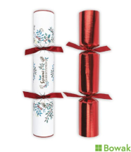 Red & White Seasons Greetings Crackers 14inch