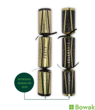 Gold & Black Celebration Crackers 12inch