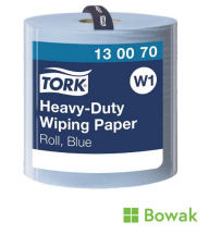 Tork W1 Heavy Duty Wiping Paper Blue