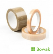 Adhesive Vinyl Tape 50mm Brown 66m