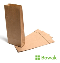 Kraft Bags Block Bottom (SOS ) 150 x 215 x 310mm 3.5lb