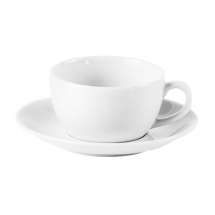 Porcelite Cappuccino Cup 9oz white (Single)