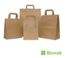 Kraft Carrier Bag 340x175x245mm  Brown