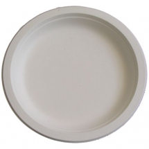 Compostable Nourish Sugar Cane Plate 10.25inch 255mm  (Pack Of 50)